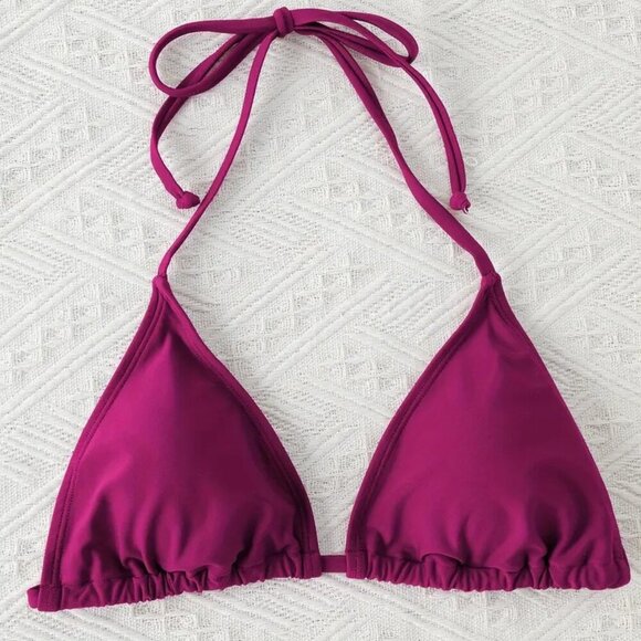 Bikini Set/ Strap Up and Down (Color: FUCHSIA) - Picture 2 of 4